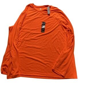 2-Athletic Works Mens 2XL‎ Long Sleeve Driworks Moisture Wicking Tee Shirt
